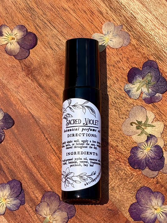 Botanical Perfume Oil: Sacred Violet